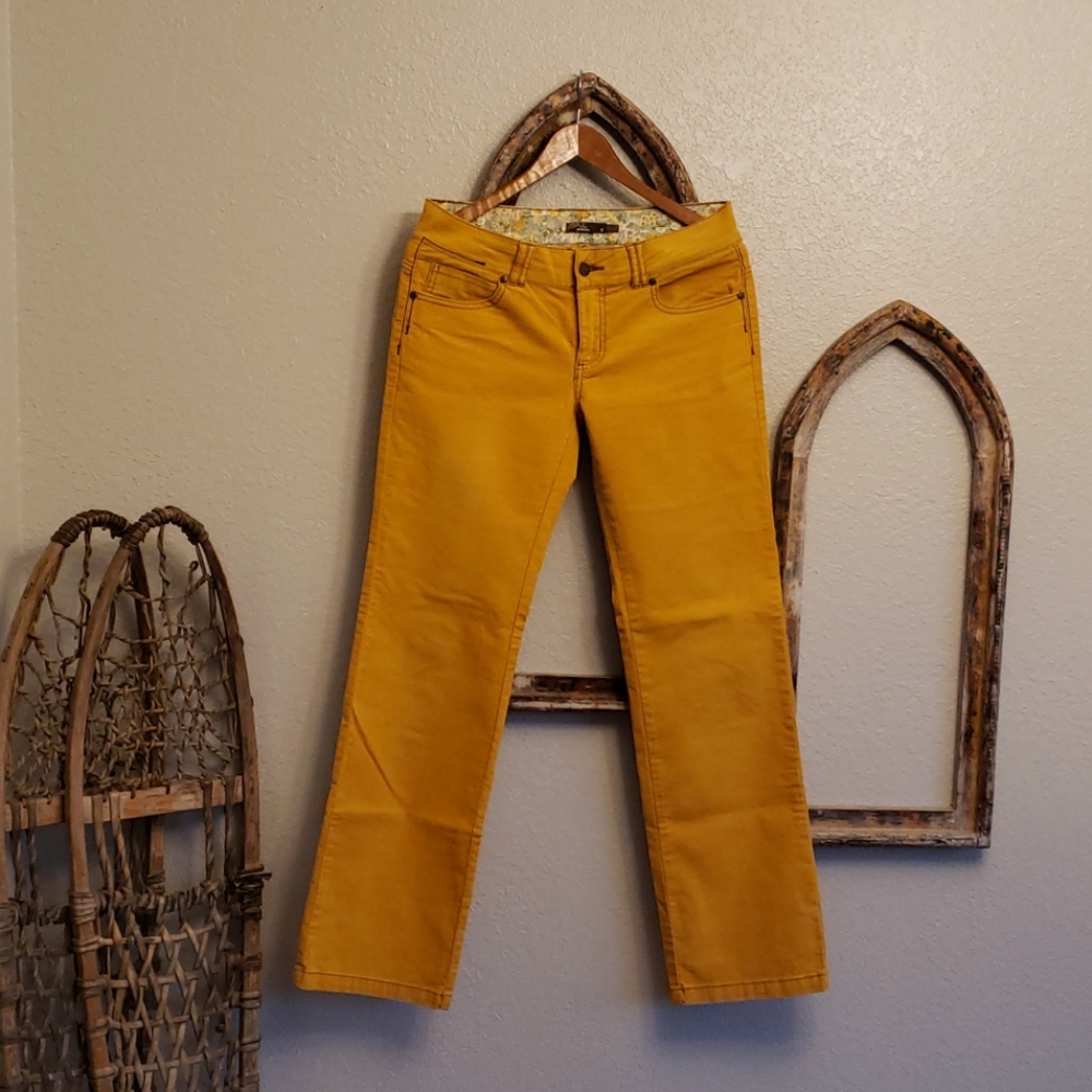 Prana Canyon Cords - Size 6 - Mustard